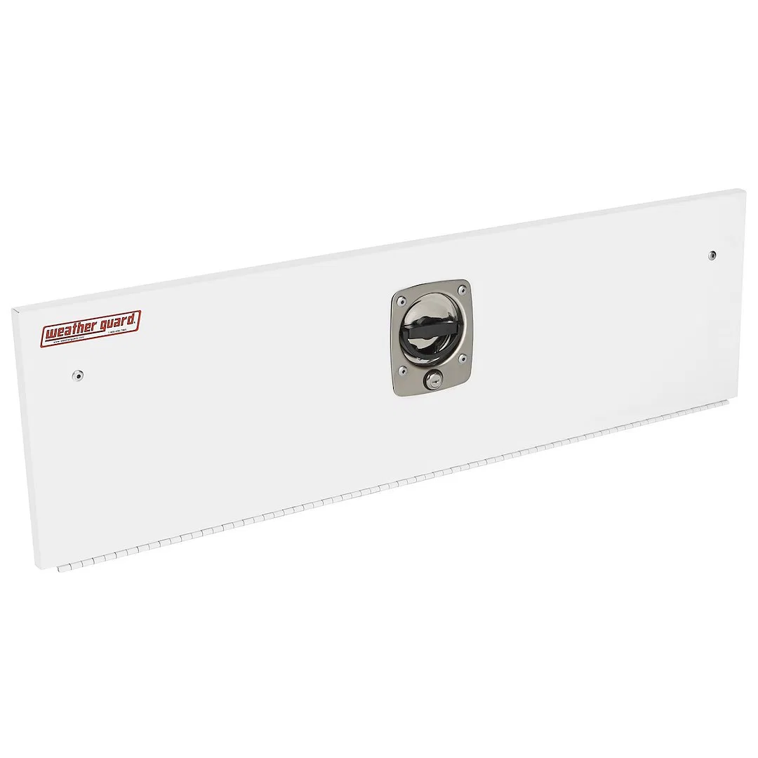 9504-3-01 – WEATHERGUARD Van Storage System Shelf Door, 42 Inch Width x 11 Inch Height Lockable Steel White